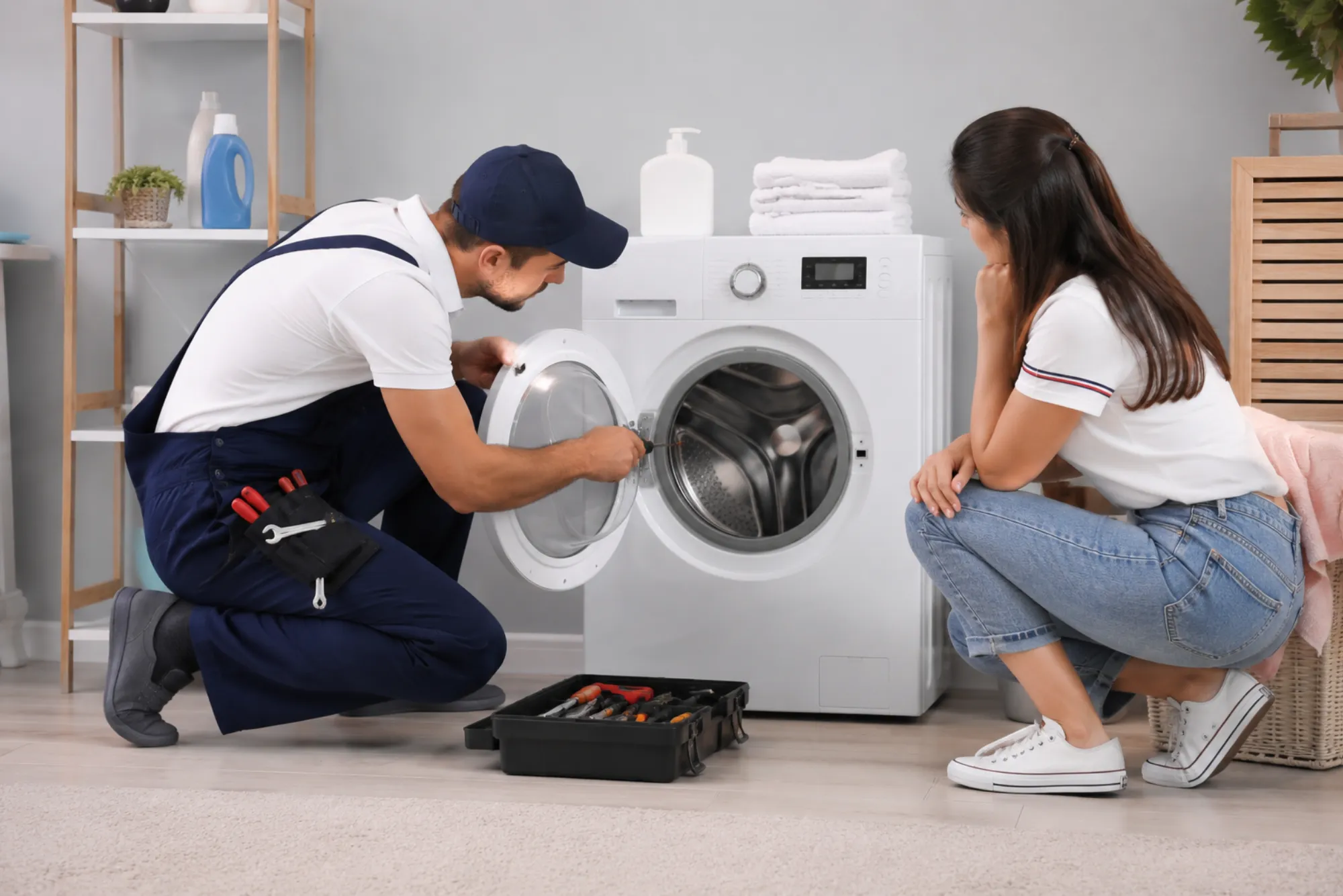 Emergency washing machine repair service