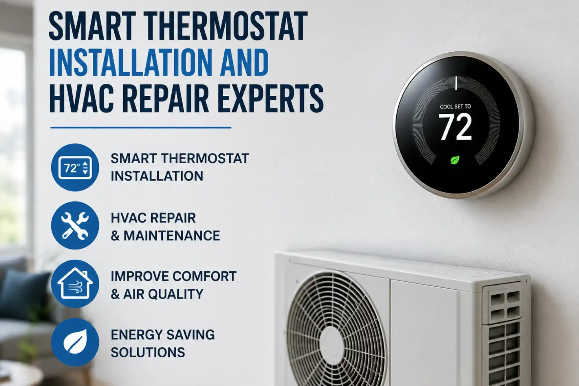 Smart Thermostat Installation And HVAC Repair Experts